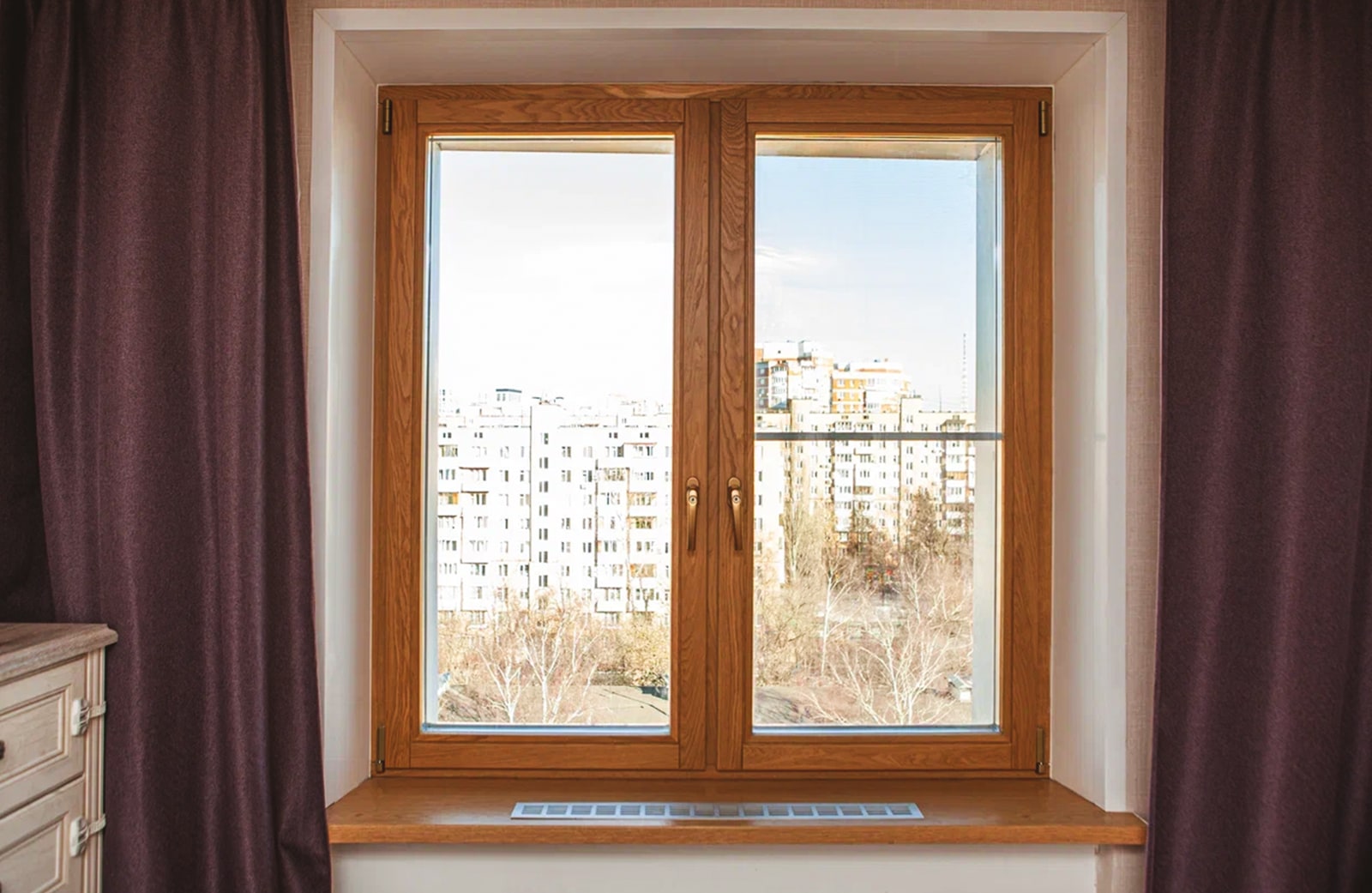 Конструкция и принцип работы двухстворчатого окна