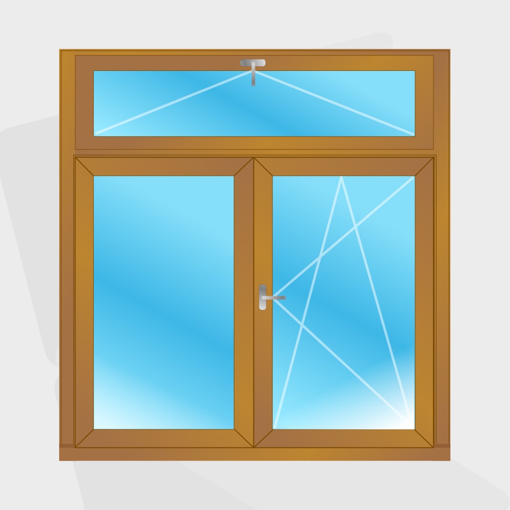 Окна с фрамугой