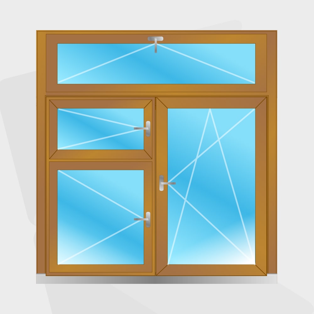 Окна с фрамугой