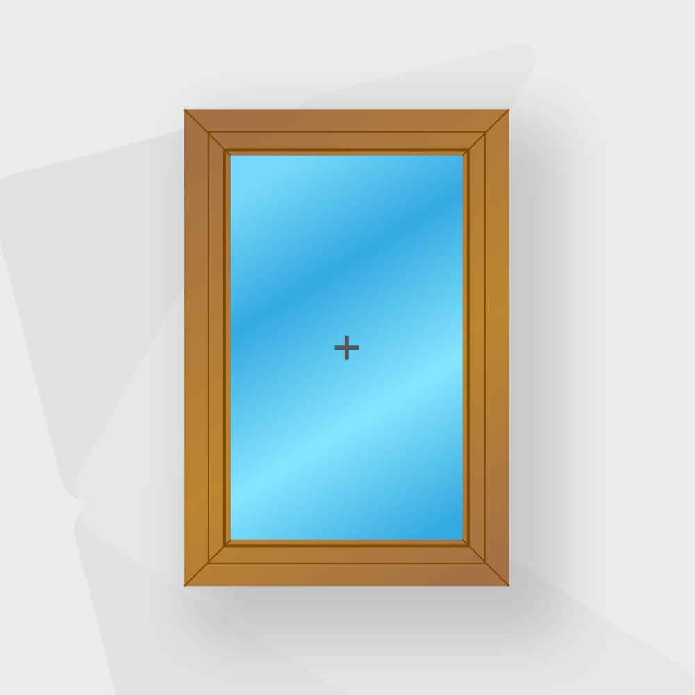 Глухие прямоугольные окна