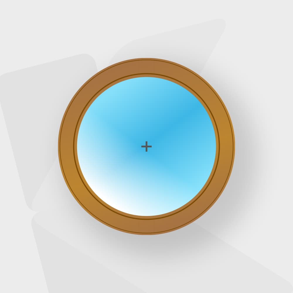 Глухие круглые окна