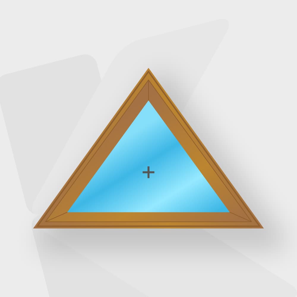 Глухие треугольные окна