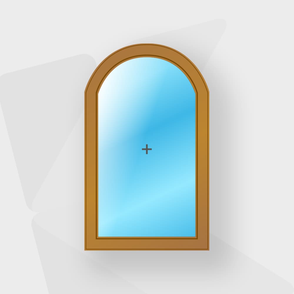 Глухие арочные окна