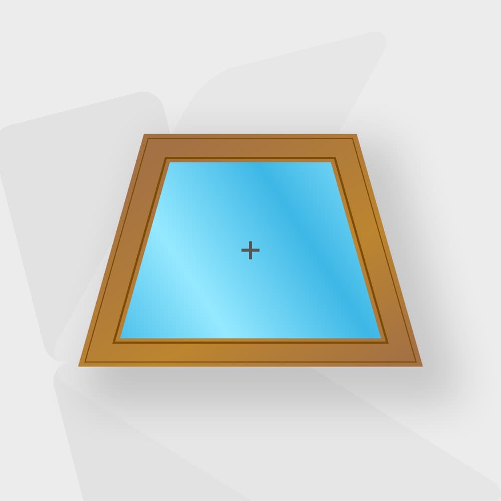 Глухие трапецевидные окна