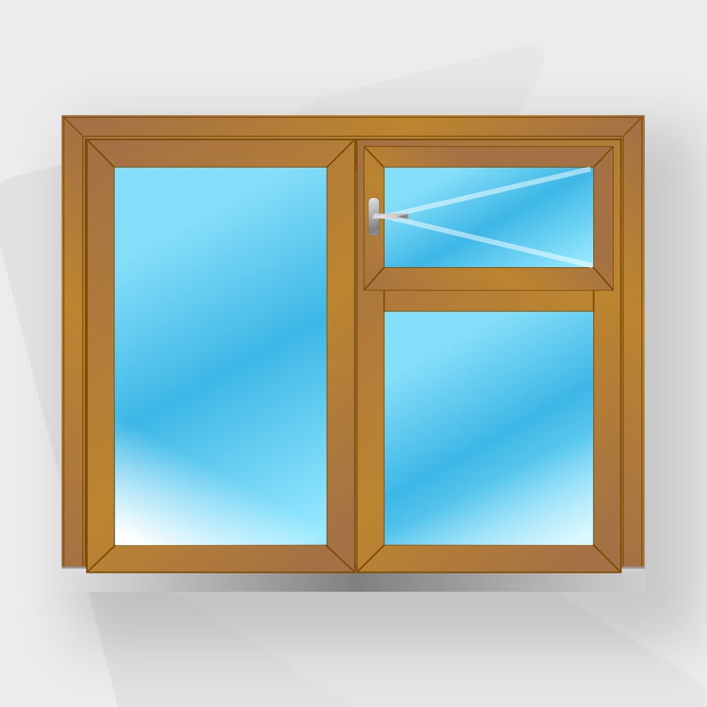 С одной форточкой