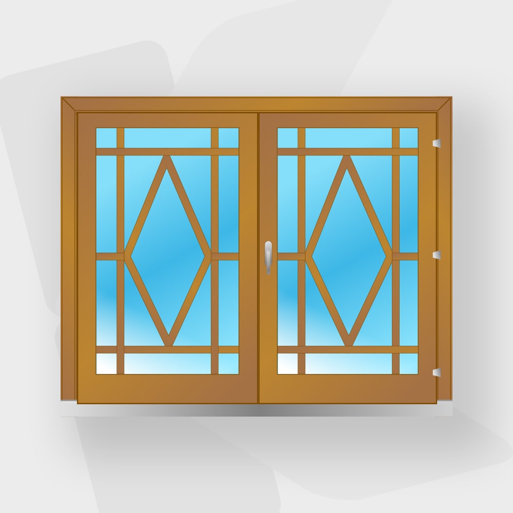 Раскладка с ромбами