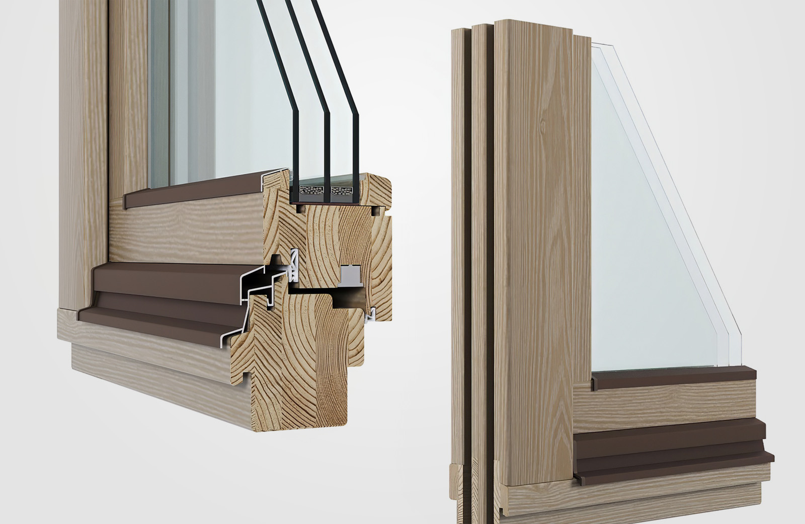 Окна из Ясеня любой сложной конструкции