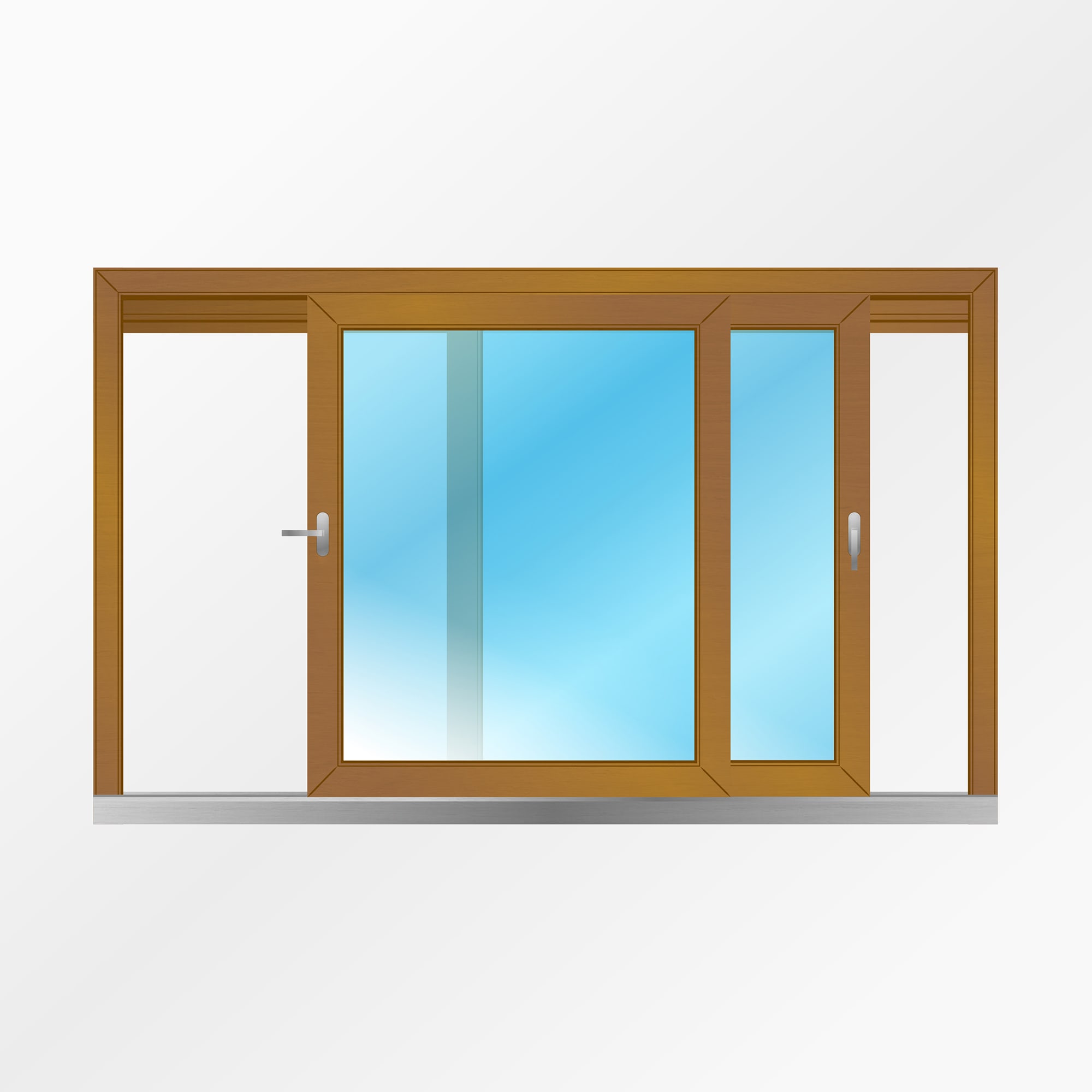 Портальная дверь HS c двумя створками